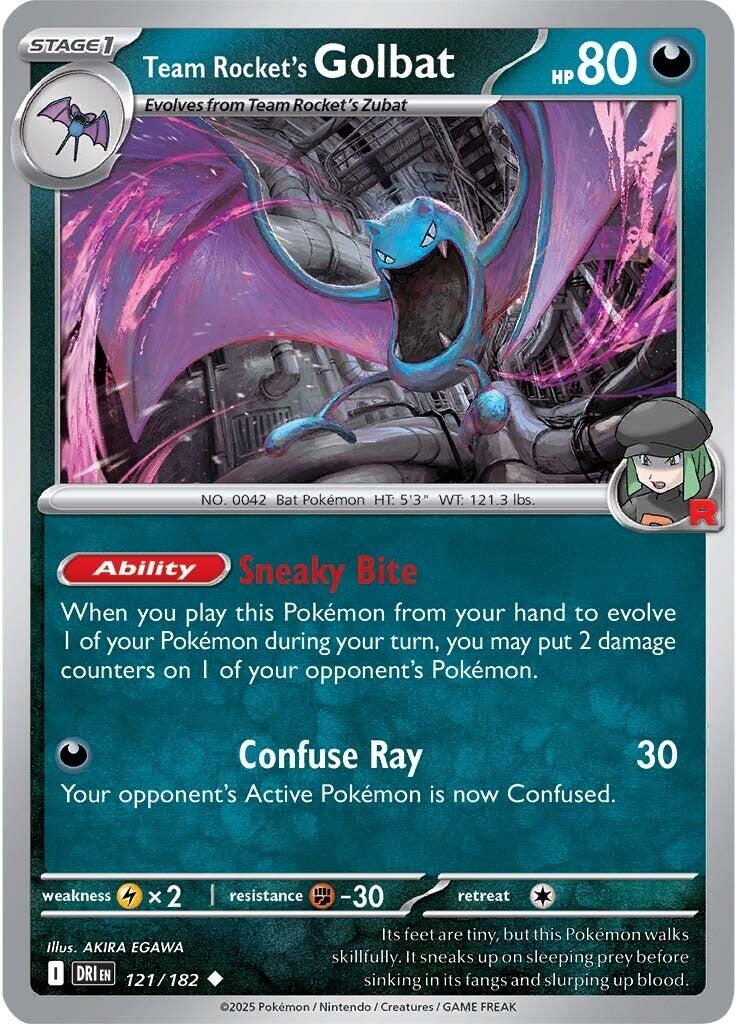 Team Rocket's Golbat (121/182) [Scarlet & Violet: Destined Rivals] | Gamers Paradise