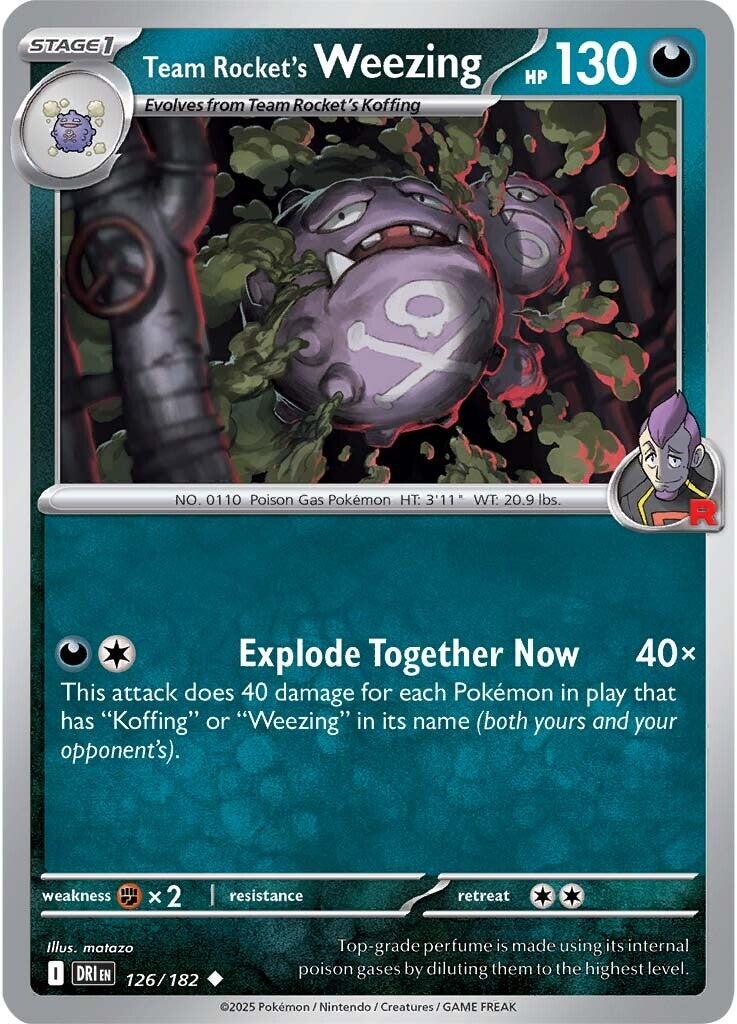 Team Rocket's Weezing (126/182) [Scarlet & Violet: Destined Rivals] | Gamers Paradise