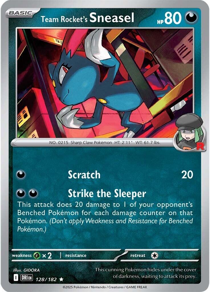 Team Rocket's Sneasel (128/182) [Scarlet & Violet: Destined Rivals] | Gamers Paradise