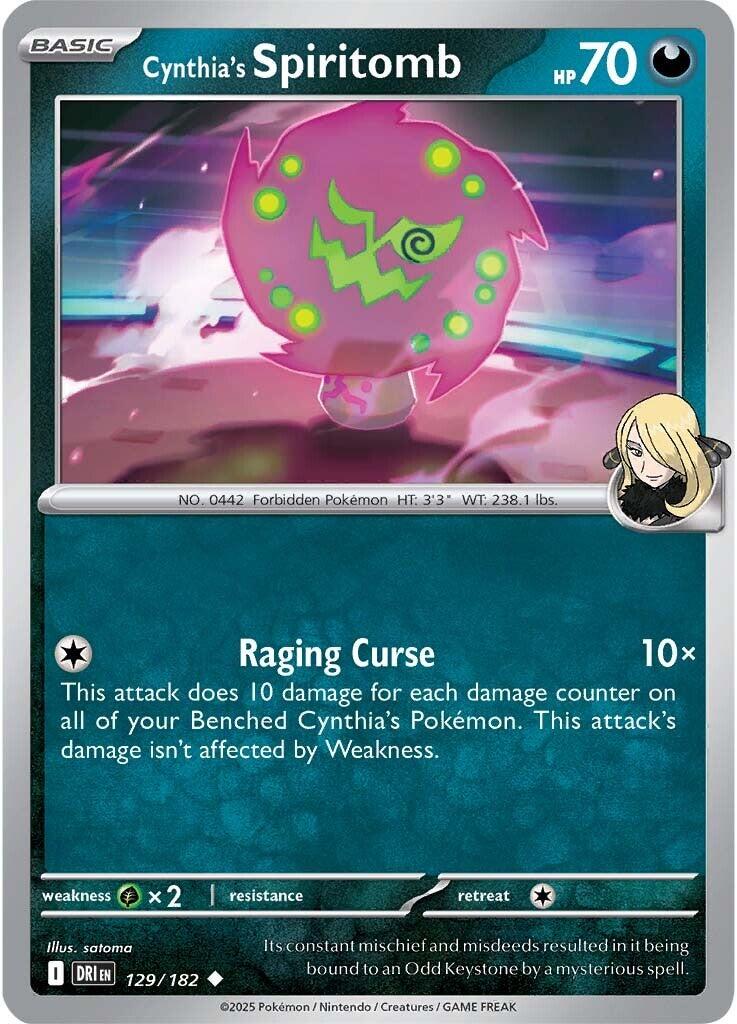 Cynthia's Spiritomb (129/182) [Scarlet & Violet: Destined Rivals] | Gamers Paradise