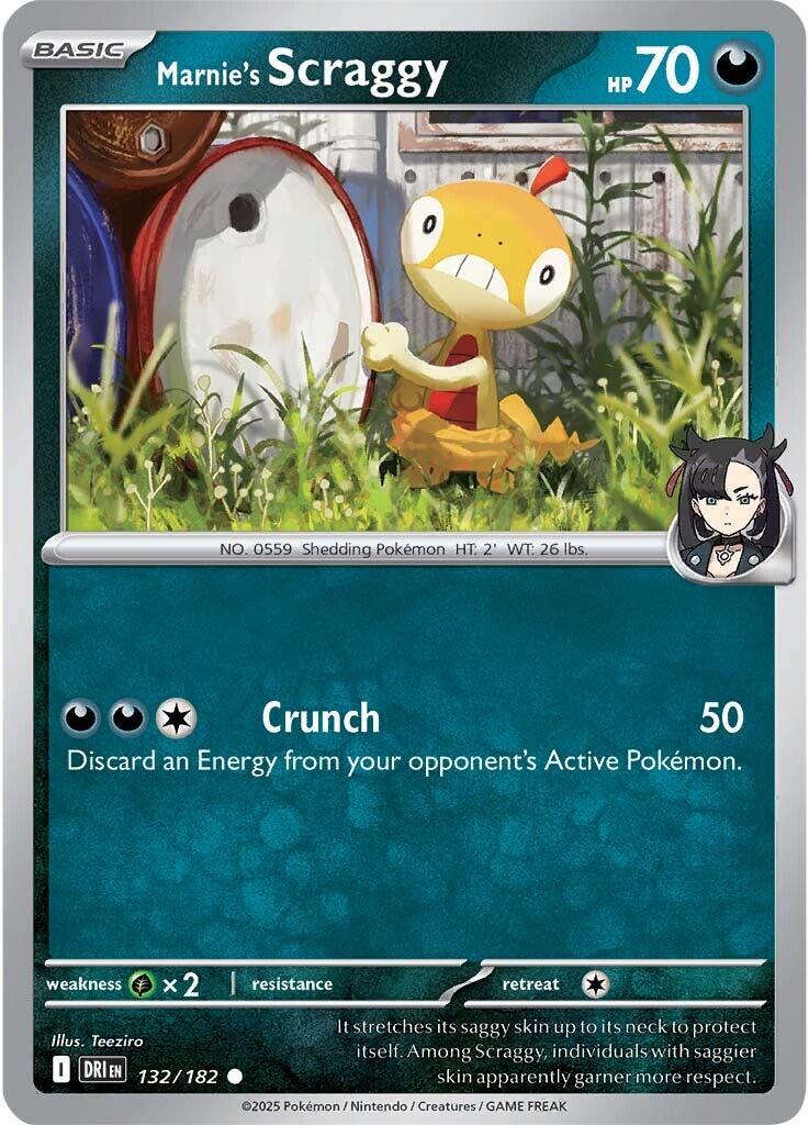 Marnie's Scraggy (132/182) [Scarlet & Violet: Destined Rivals] | Gamers Paradise