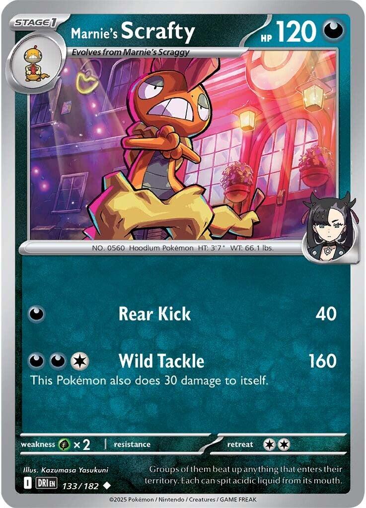Marnie's Scrafty (133/182) [Scarlet & Violet: Destined Rivals] | Gamers Paradise