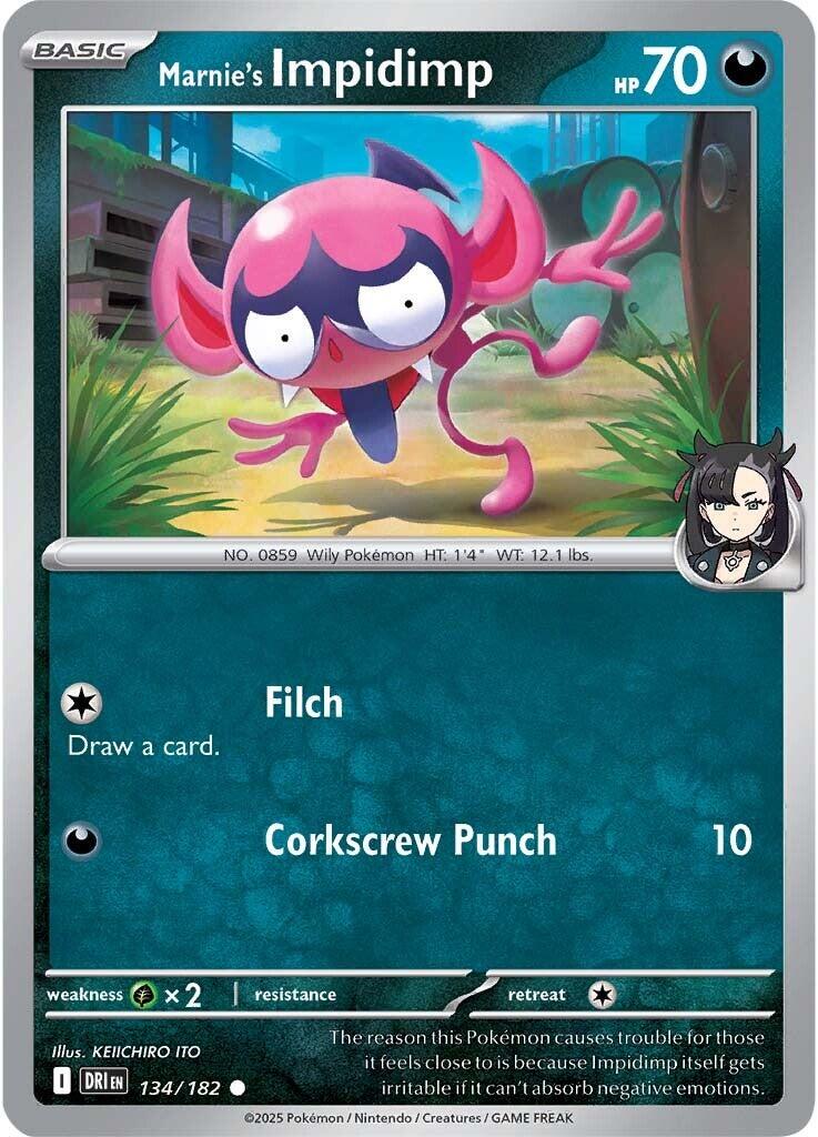 Marnie's Impidimp (134/182) [Scarlet & Violet: Destined Rivals] | Gamers Paradise