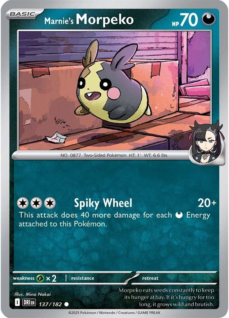 Marnie's Morpeko (137/182) [Scarlet & Violet: Destined Rivals] | Gamers Paradise