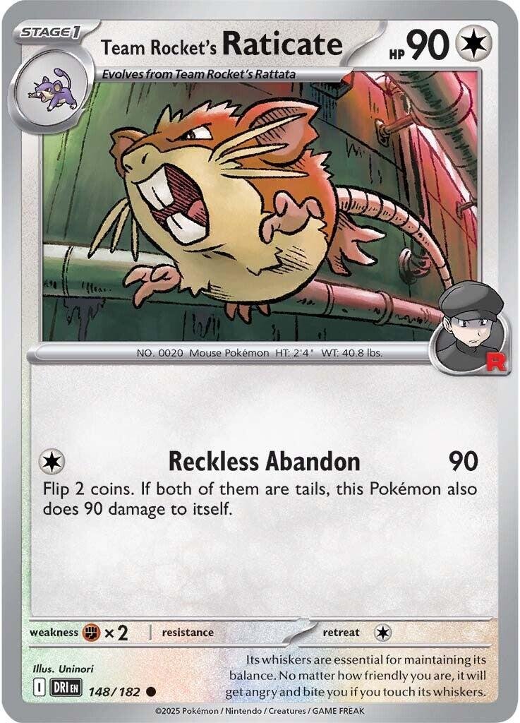 Team Rocket's Raticate (148/182) [Scarlet & Violet: Destined Rivals] | Gamers Paradise