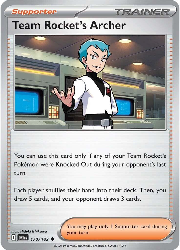 Team Rocket's Archer (170/182) [Scarlet & Violet: Destined Rivals] | Gamers Paradise
