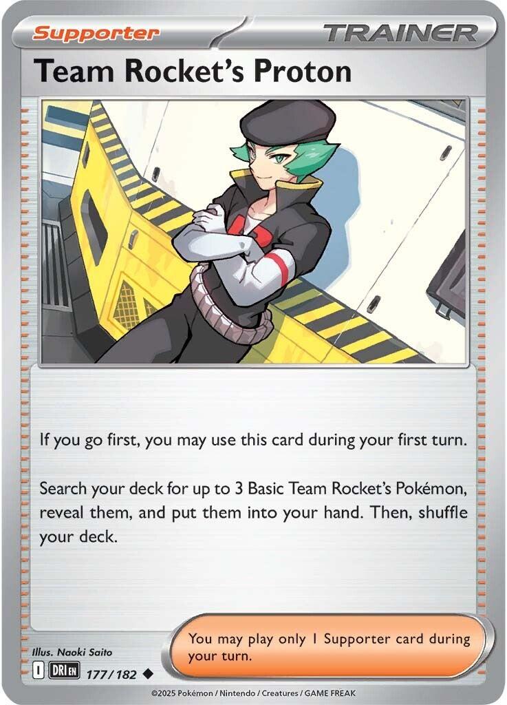 Team Rocket's Proton (177/182) [Scarlet & Violet: Destined Rivals] | Gamers Paradise