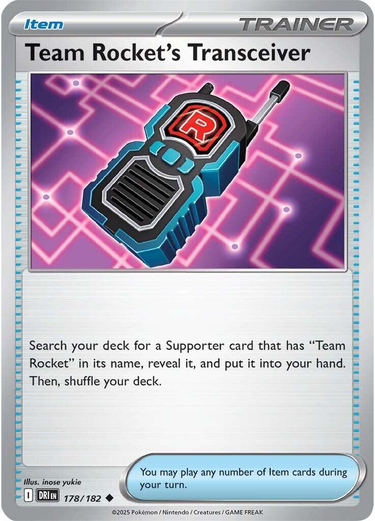Team Rocket's Transceiver (178/182) [Scarlet & Violet: Destined Rivals] | Gamers Paradise