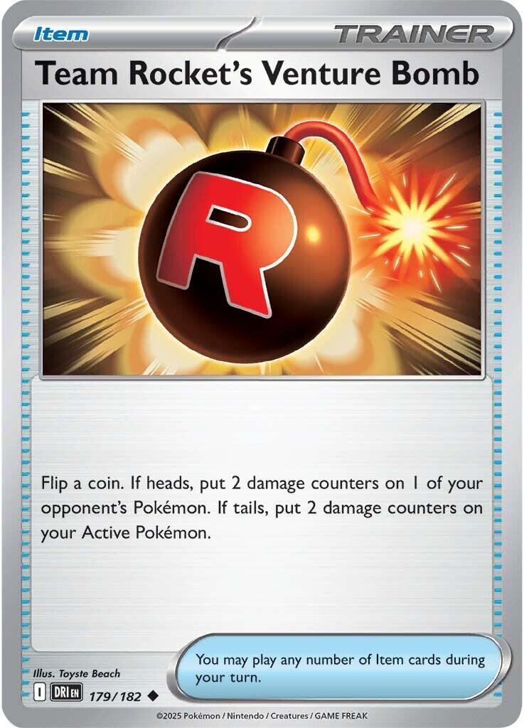 Team Rocket's Venture Bomb (179/182) [Scarlet & Violet: Destined Rivals] | Gamers Paradise