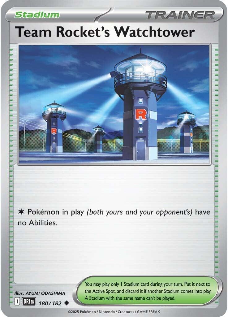 Team Rocket's Watchtower (180/182) [Scarlet & Violet: Destined Rivals] | Gamers Paradise
