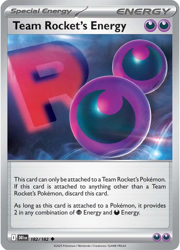 Team Rocket's Energy (182/182) [Scarlet & Violet: Destined Rivals] | Gamers Paradise