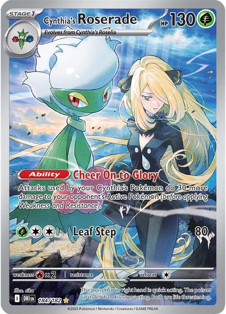 Cynthia's Roserade (184/182) [Scarlet & Violet: Destined Rivals] | Gamers Paradise