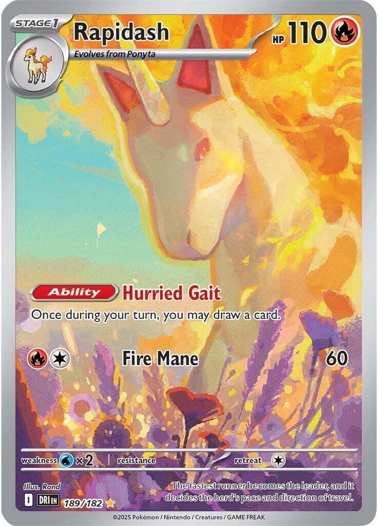 Rapidash (189/182) [Scarlet & Violet: Destined Rivals] | Gamers Paradise
