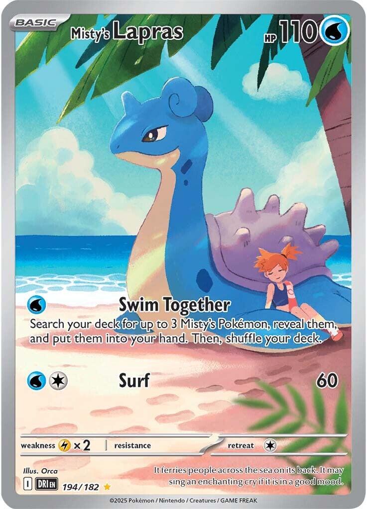 Misty's Lapras (194/182) [Scarlet & Violet: Destined Rivals] | Gamers Paradise