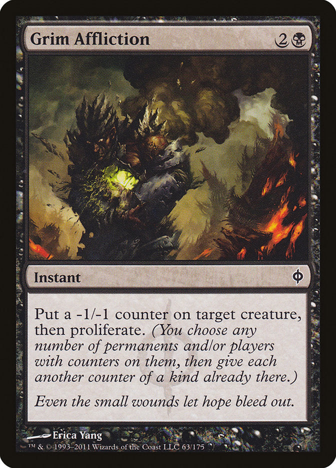Grim Affliction [New Phyrexia] | Gamers Paradise