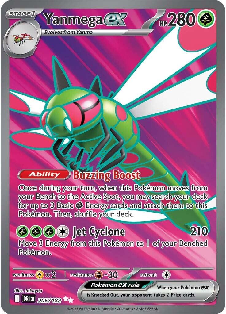 Yanmega ex (206/182) [Scarlet & Violet: Destined Rivals] | Gamers Paradise