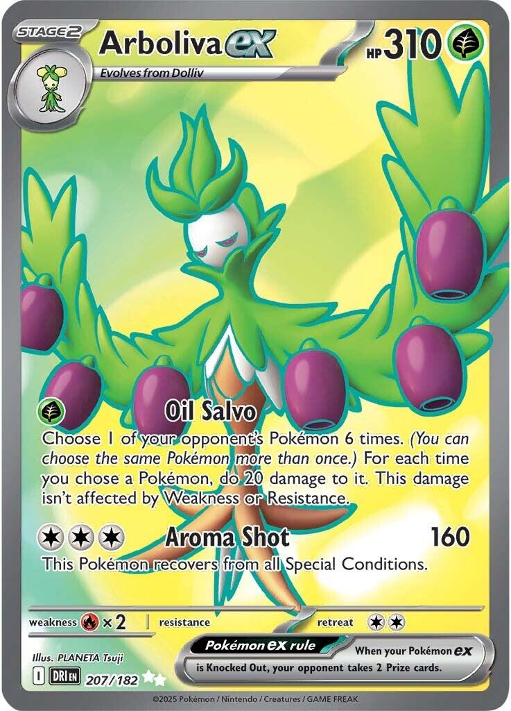 Arboliva ex (207/182) [Scarlet & Violet: Destined Rivals] | Gamers Paradise