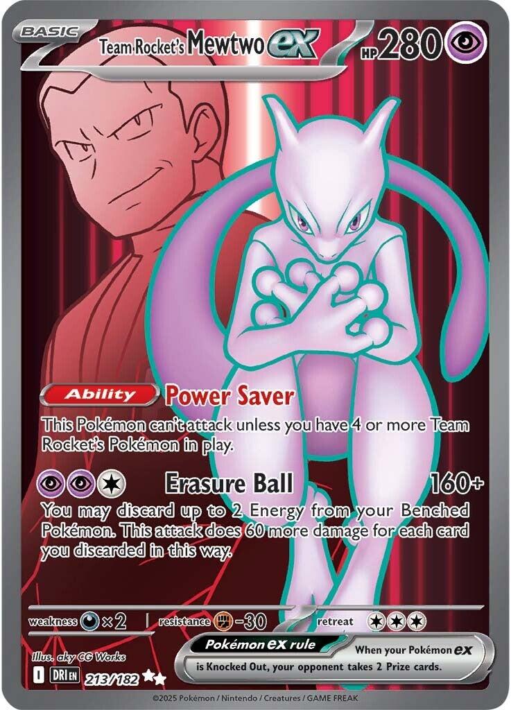 Team Rocket's Mewtwo ex (213/182) [Scarlet & Violet: Destined Rivals] | Gamers Paradise