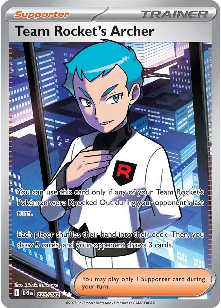 Team Rocket's Archer (223/182) [Scarlet & Violet: Destined Rivals] | Gamers Paradise