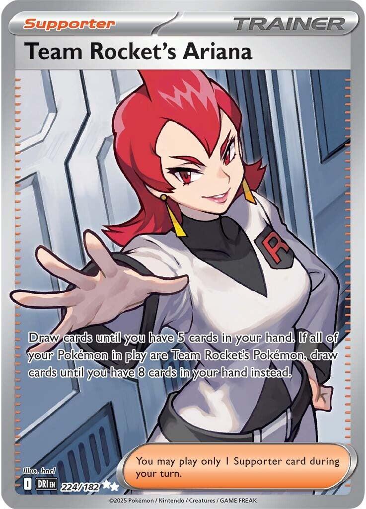 Team Rocket's Ariana (224/182) [Scarlet & Violet: Destined Rivals] | Gamers Paradise