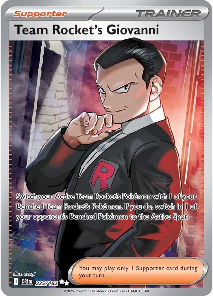 Team Rocket's Giovanni (225/182) [Scarlet & Violet: Destined Rivals] | Gamers Paradise