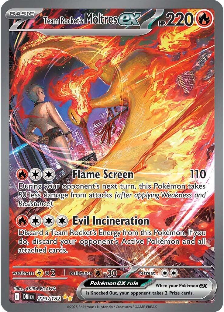 Team Rocket's Moltres ex (229/182) [Scarlet & Violet: Destined Rivals] | Gamers Paradise