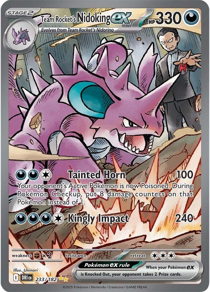 Team Rocket's Nidoking ex (233/182) [Scarlet & Violet: Destined Rivals] | Gamers Paradise