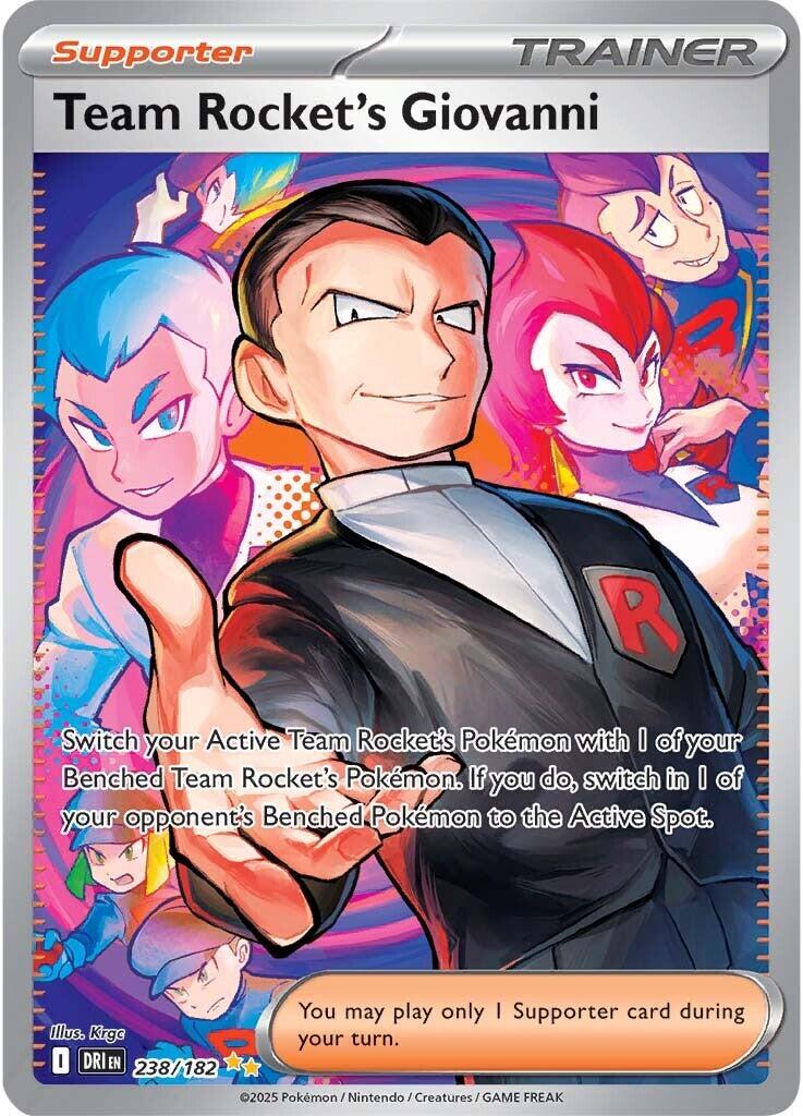 Team Rocket's Giovanni (238/182) [Scarlet & Violet: Destined Rivals] | Gamers Paradise