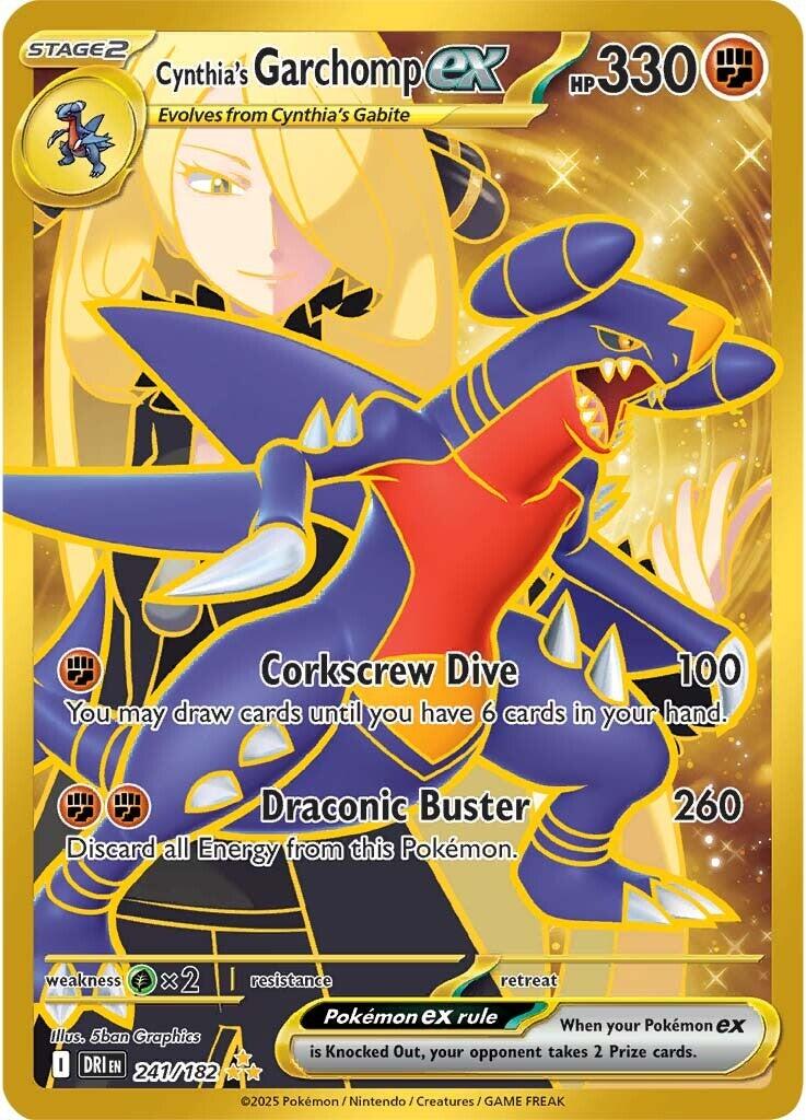 Cynthia's Garchomp ex (241/182) [Scarlet & Violet: Destined Rivals] | Gamers Paradise