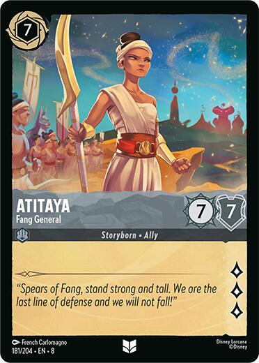 Atitaya - Fang General (181/204) [Reign of Jafar] | Gamers Paradise