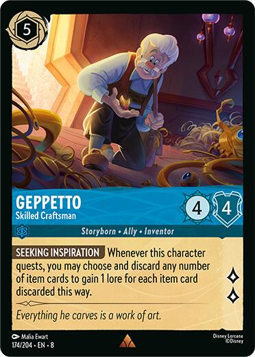 Geppetto – Skilled Craftsman (174/204) [Reign of Jafar] | Gamers Paradise