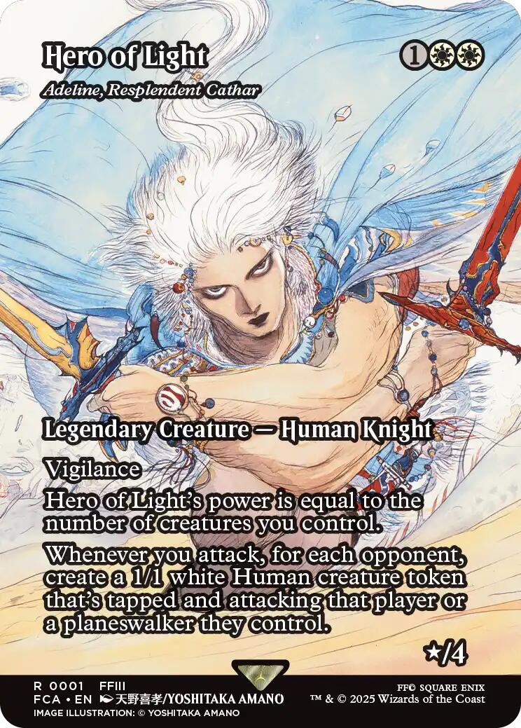 Hero of Light - Adeline, Resplendent Cathar (Showcase) [FINAL FANTASY : Through the Ages] | Gamers Paradise