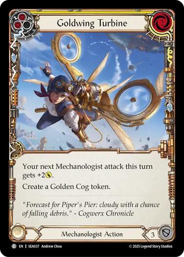 Goldwing Turbine (Yellow) [SEA037] (High Seas) | Gamers Paradise