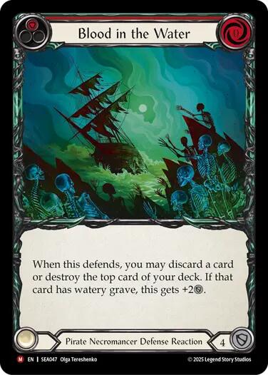 Blood in the Water [SEA047] (High Seas)  Rainbow Foil | Gamers Paradise