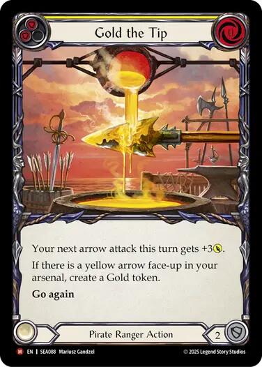 Gold the Tip [SEA088] (High Seas)  Rainbow Foil | Gamers Paradise