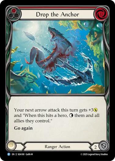 Drop the Anchor [SEA100] (High Seas)  Rainbow Foil | Gamers Paradise