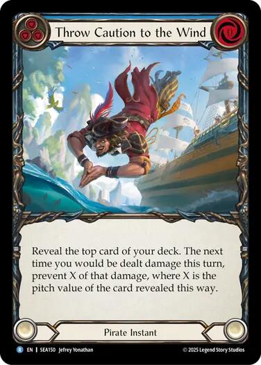 Throw Caution to the Wind [SEA150] (High Seas)  Rainbow Foil | Gamers Paradise