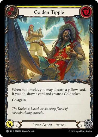 Golden Tipple (Yellow) [SEA160] (High Seas)  Rainbow Foil | Gamers Paradise