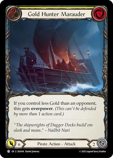 Gold Hunter Marauder [SEA164] (High Seas)  Rainbow Foil | Gamers Paradise