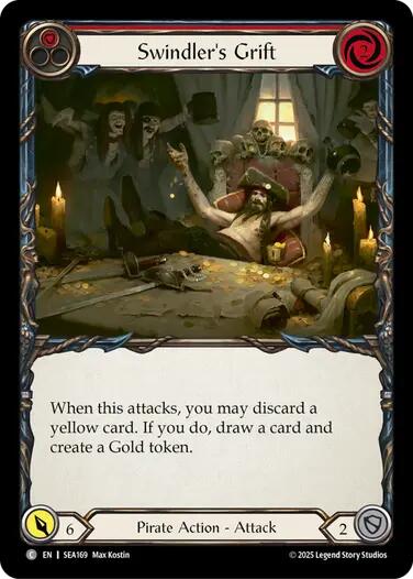 Swindler's Grift (Red) [SEA169] (High Seas)  Rainbow Foil | Gamers Paradise