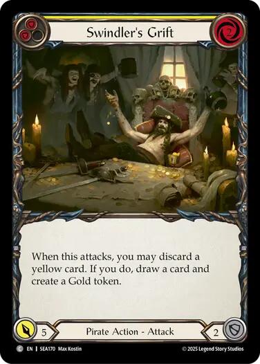 Swindler's Grift (Yellow) [SEA170] (High Seas)  Rainbow Foil | Gamers Paradise