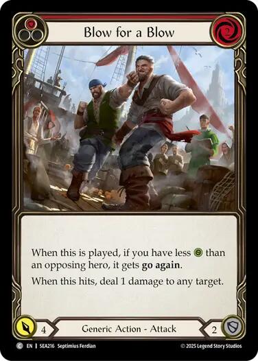 Blow for a Blow [SEA216] (High Seas)  Rainbow Foil | Gamers Paradise