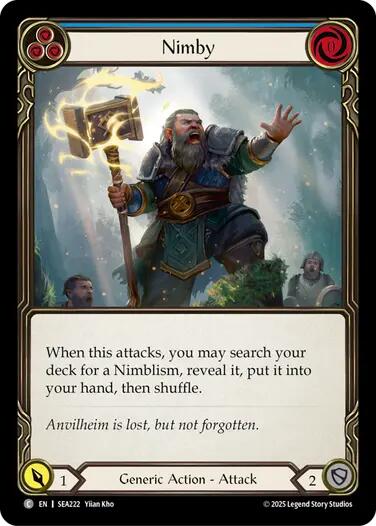Nimby (Blue) [SEA222] (High Seas)  Rainbow Foil | Gamers Paradise