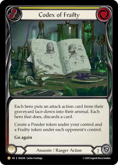 Codex of Frailty [SEA248] (High Seas)  Rainbow Foil | Gamers Paradise