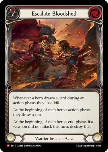 Escalate Bloodshed [SEA253] (High Seas)  Rainbow Foil | Gamers Paradise