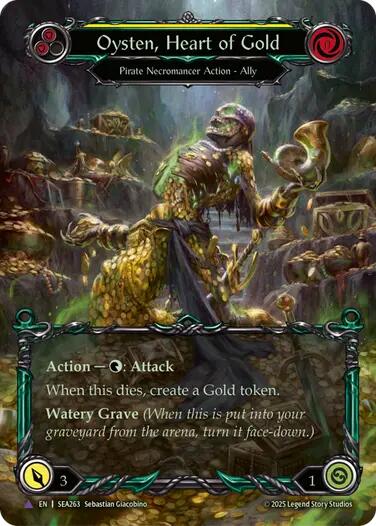 Oysten, Heart of Gold [SEA263] (High Seas)  Cold Foil | Gamers Paradise