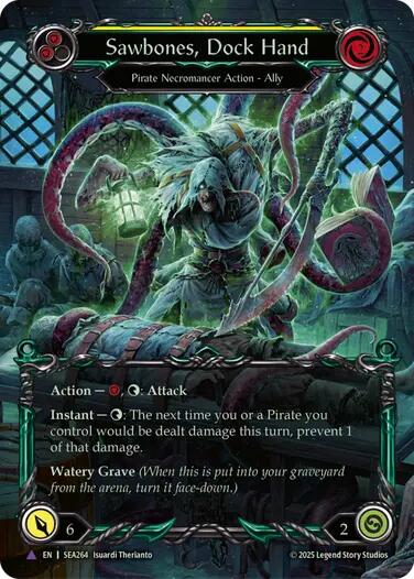 Sawbones, Dock Hand [SEA264] (High Seas)  Cold Foil | Gamers Paradise