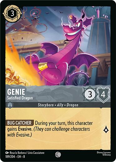 Genie - Satisfied Dragon (189/204) [Reign of Jafar] | Gamers Paradise