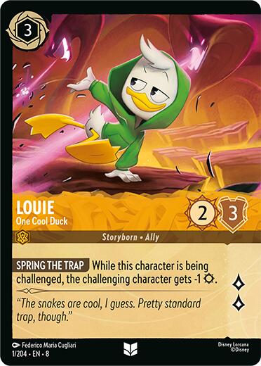 Louie - One Cool Duck (Cold Foil) (1/204) [Reign of Jafar] | Gamers Paradise