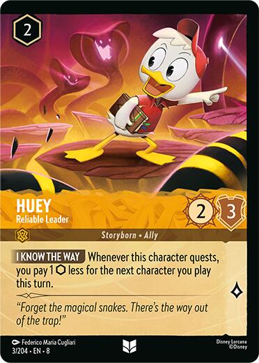 Huey - Reliable Leader (Cold Foil) (3/204) [Reign of Jafar] | Gamers Paradise
